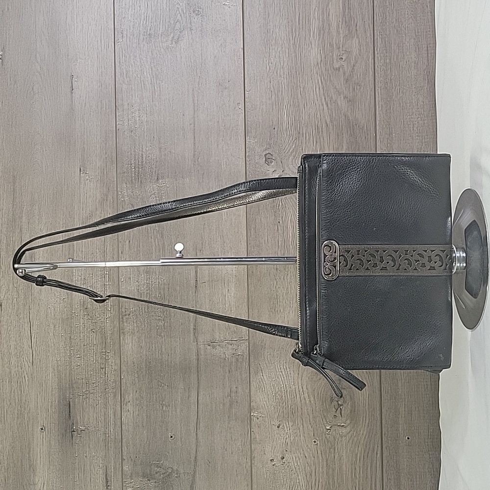 Brighton crossbody organizer Black  Leather kelsey Contempo